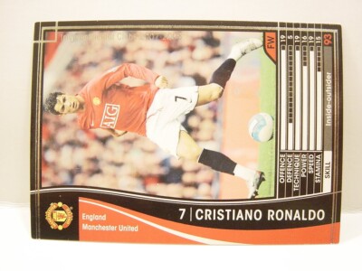 Panini WCCF 2007-08 Cristiano Ronaldo No.7 Manchester United