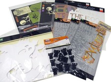 Bulk Lot #73 Scrapbook Embellishments Halloween Stickers, Laser Cuts, Chipboard