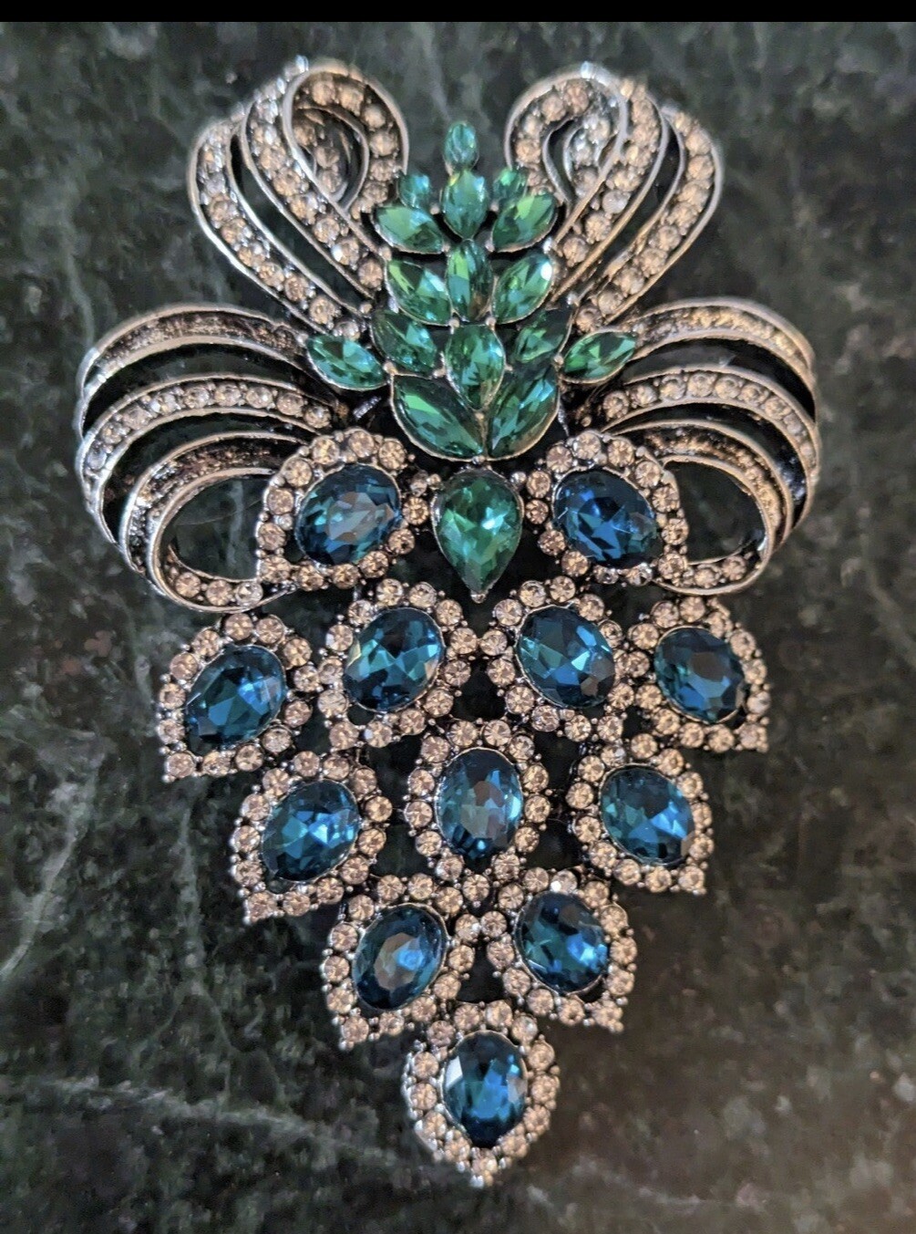 Beautiful Statement Rhinestone Brooch - image 1