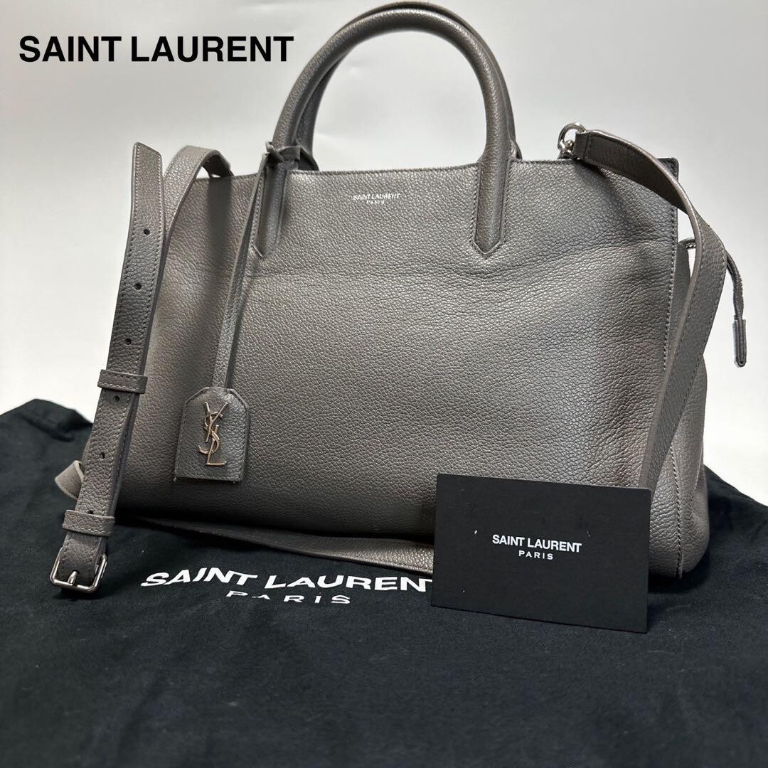 h98 [Buone Condizioni] Viene fornito con borsa portaoggetti Saint Laurent Paris Cavalive Gauche