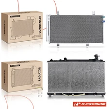 A-Premium Radiator & AC Condenser Cooling Kit for Toyota Venza 2.7L Auto Trans