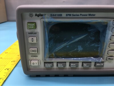 Agilent E4418B EPM Series Single-Channel Power Meter for Agilent E4418B EPM Series Single-Channel Power Meter for