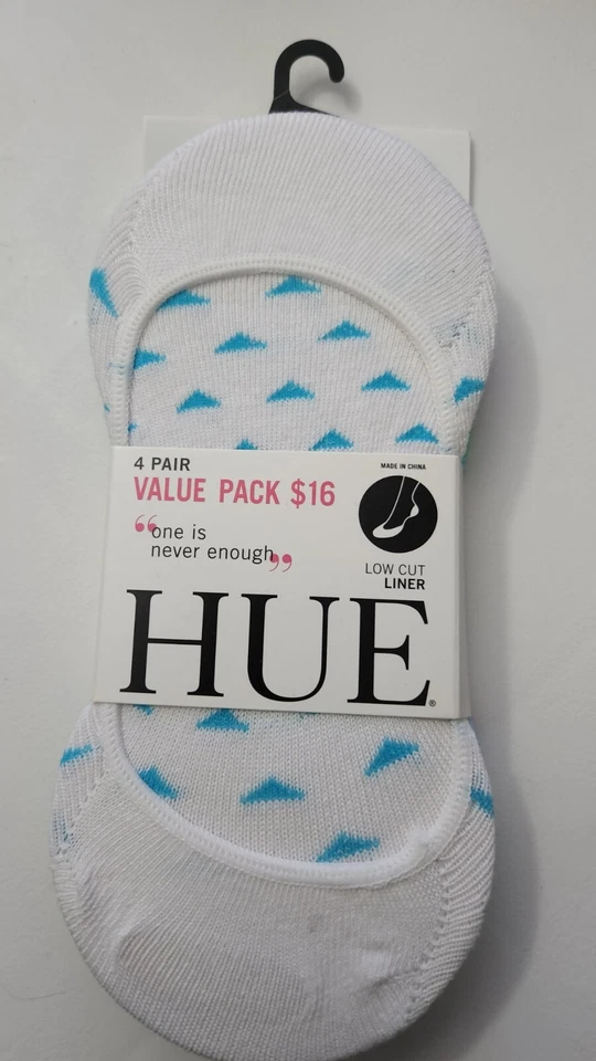 Оттенок U20050 женские носки кроссовок вкладыш носок один размер «4 упаковки» выбрать/цвет $16 - Изображение 2 из 4