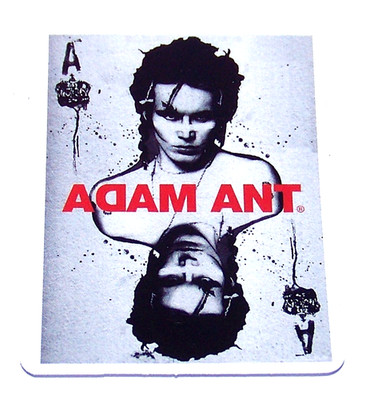 ADAM ANT - Logo Cut Sticker Decal Band Music 1980's Pop Rock - Adam Ant
