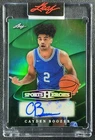 CAYDEN BOOZER 2026 LEAF SPORTS HEROES #BA-CB3 AUTO PRISMATIC GREEN 7/7