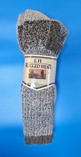 4 Pair Brown Polyester / Acrylic / Merino Wool Crew sock size 10-13 FREE SHIP