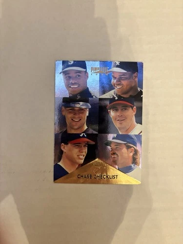 1996 Pinnacle - Checklist Ken Griffey Jr, Cal Ripken, Frank Thomas #399 Foil