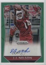 2015 Panini Prizm Rookie Signatures Green Prizm 39/99 JJ Nelson #RS-JJ Auto 7wf