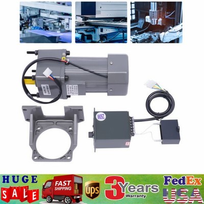 110V 250W AC Gear Motor Electric Motor Variable Speed Controller 0-270rpm 5K