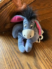 NEW CUTE DISNEY WINNIE THE POOH EEYORE PLUSH DRESSED AS XMAS FREE SHIPPING