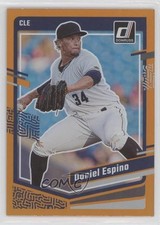 2023 Panini Donruss Holo Orange Daniel Espino #98 0w8