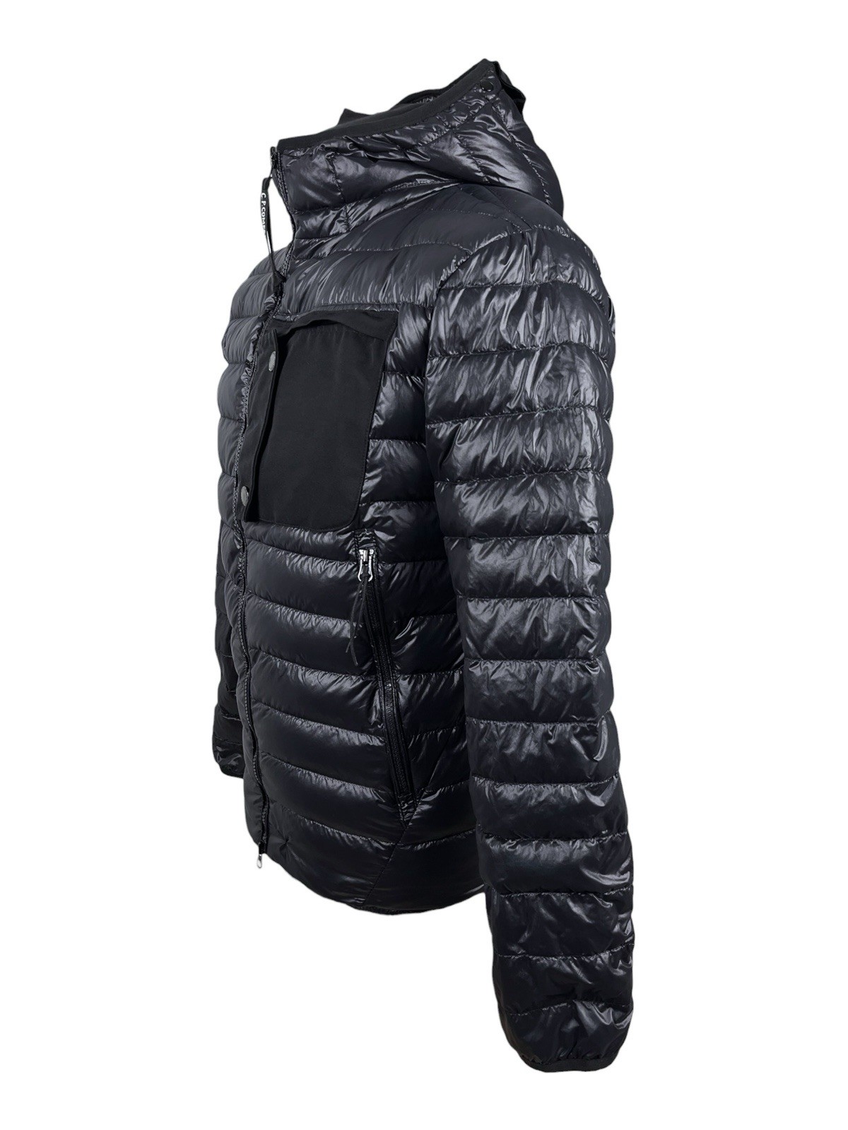 C.P. Company NyFoil Goggle Jacket M Black Authentic Nylon Luxury Preloved CP VIP
