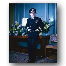 Douglas Fairbanks Jr Photo 8x10 US Navy Officer World War II 1945 Portrait