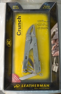 Leatherman Crunch- retired, rare, new unopened NIP w nylon sheath  #1066