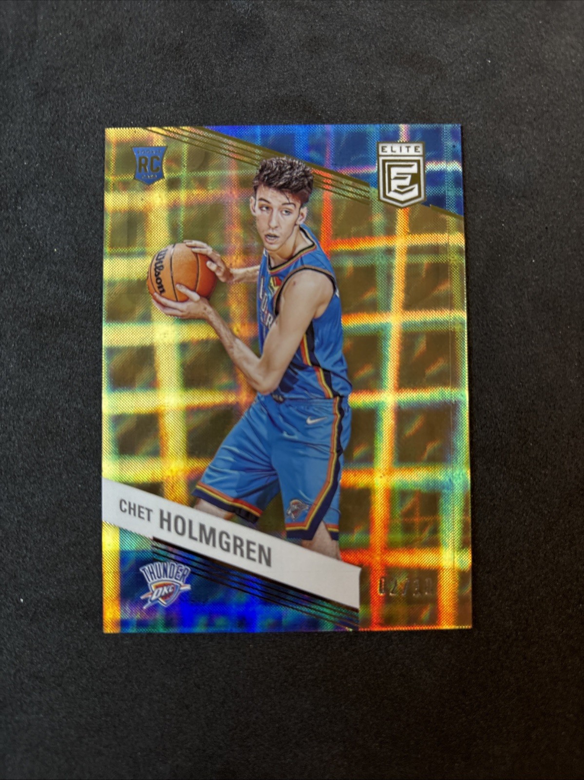 2022 PANINI DONRUSS ELITE #241 CHET HOLMGREN Gold /10 RC ROOKIE