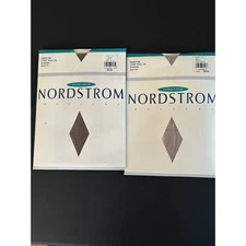 Two Nordstrom Hosiery Control Top Style 175 Size B Toupe, Hay