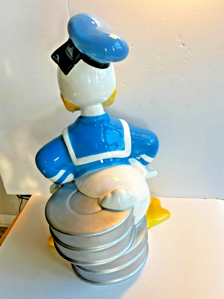 Vintage 1998 Disney Donald Duck 75th Anniversary X-Large Cookie Jar 17"H x 11"W - Image 4 of 4