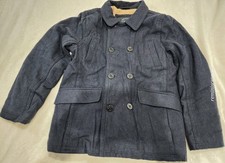 Urban Republic Boys Dress Pea Coat Size XLarge - Double Breasted - Blue - NWT