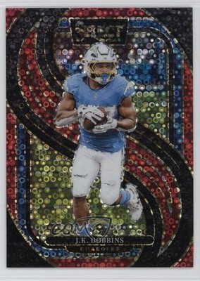 2024 Panini Select Premier Level Red Disco Prizm 41/49 JK Dobbins #162 11oh