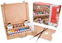 Royal Talens Van Gogh Holzkoffer-Set Acrylfarben Basis-Set