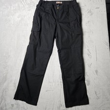 5.11 Tactical Women Black Cargo Pants Utility Work Casual Size 12 Long
