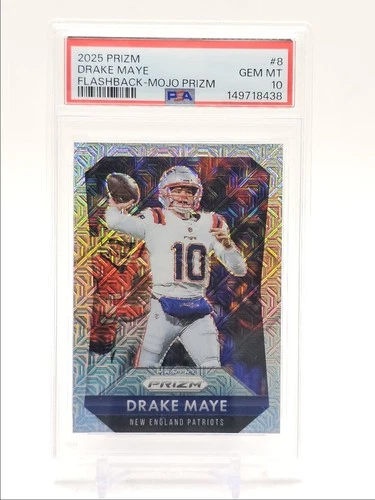 DRAKE MAYE 2025 PANINI PRIZM 2015 FLASHBACK MOJO #8 SSP /25 PSA 10 Q6136