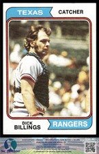 1974 Topps #466 Dick Billings Texas Rangers 74.TB