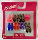 VTG 1998 Mattel 67036-84 BARBIE Doll LITTLE EXTRAS CASUAL SHOES 8 Pairs! MIP NOS