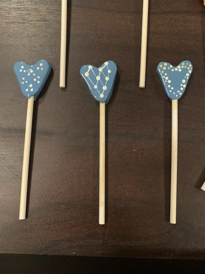  Juego de adorno de pastel de arcilla polimérica vintage 11 piezas núcleo de cabaña abuela años 90 Wow Foto 2 de 4