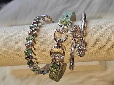 Bomb Party Summer 2025 Stack ST54503 She s Green With Envy On Rhodium NO BOX