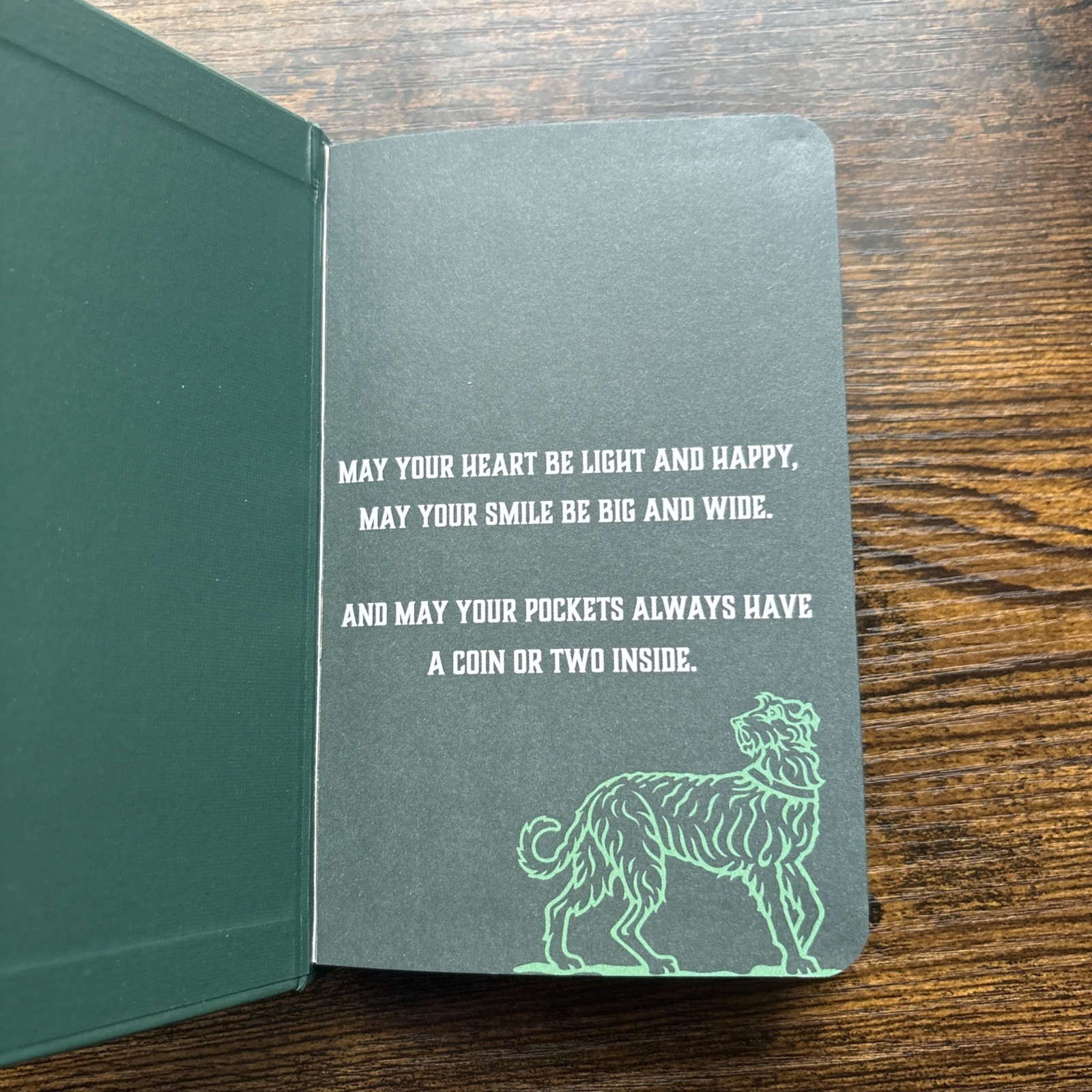 Tullamore DEW Irish Whiskey Green Book with Stainless Steel Hidden Flask