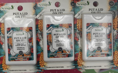 Great Scents Put A Lid On It 1 Pre-Poo Toilet Spray Mini Travel .067 fl. oz-3