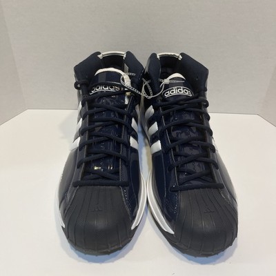 Adidas Men's Pro Model 2G Basketball Sneaker Shoes Navy / White Size 17