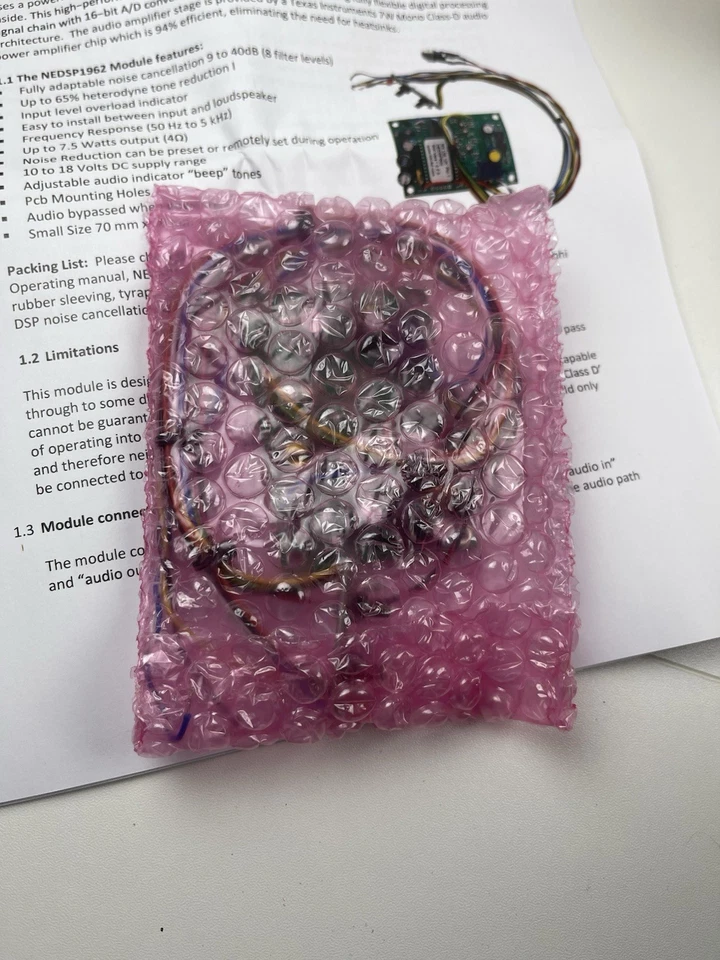 BHI NEDSP1962-KBD Amplified DSP Noise Cancelling Module - Image 4 of 4