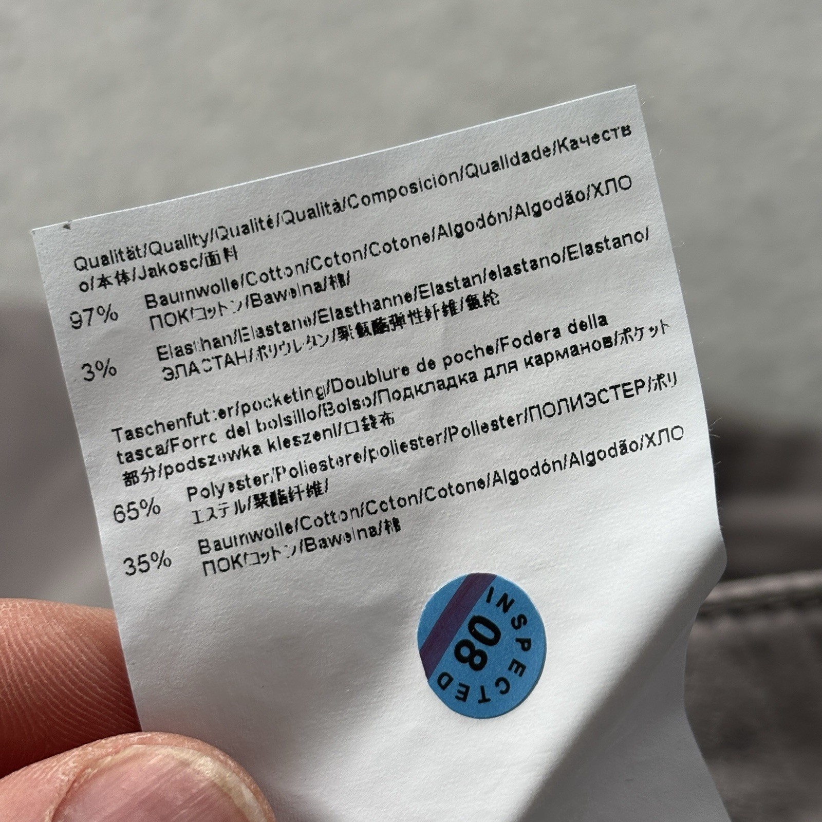 New Hugo Boss Men's Tapered Slim Fit Gray Chinos Pants 35x34 thumbnail 9