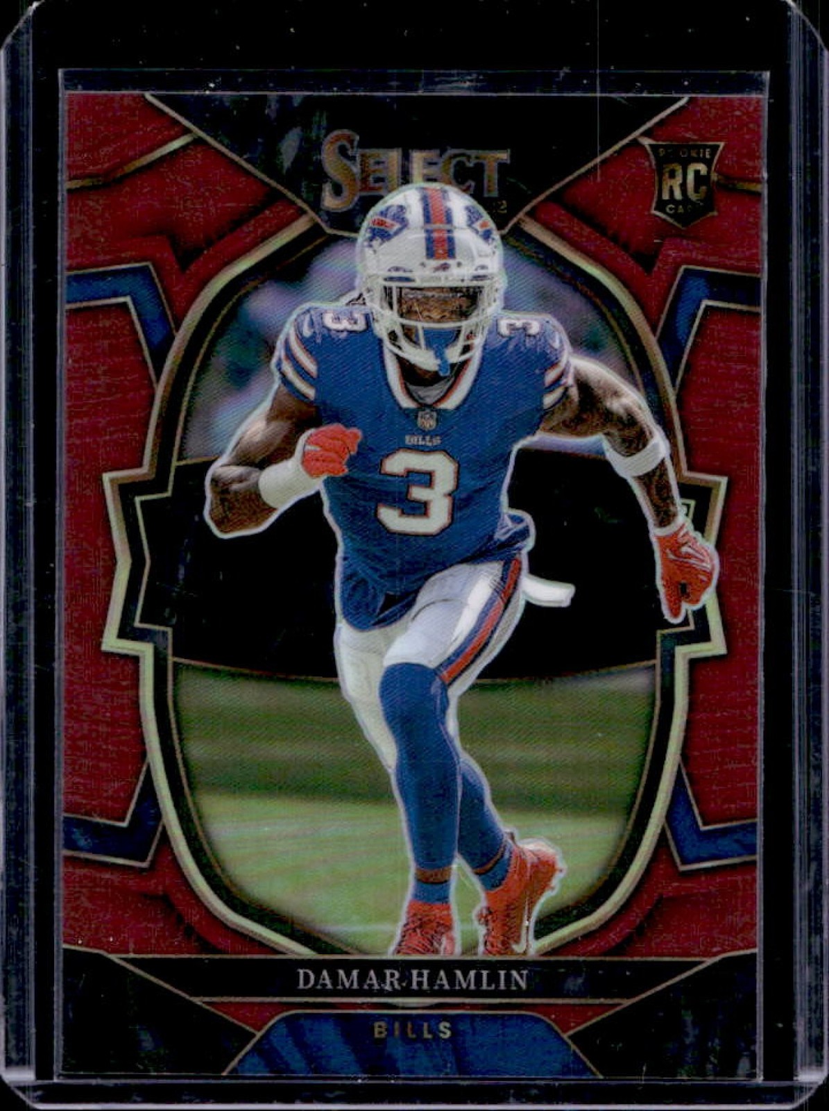 2022 Select Damar Hamlin RC Maroon Prizm Rookie Concourse #95/149 Bills