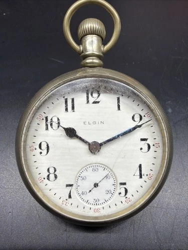 Antique Elgin B.W. Raymond 15 Jewel Pocket Watch In Working Condition