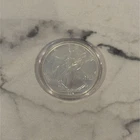 1992 Walking Liberty Eagle Silver Dollar • Mint 99.9% Silver • AU-BU