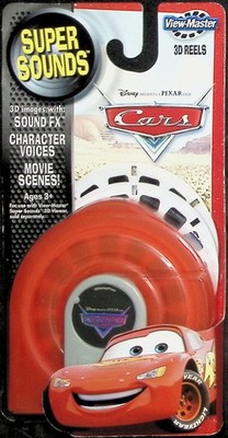 Car's Disney Pixar with Super Sounds 3d View-Master 3 Reel Packet NEW SEALED