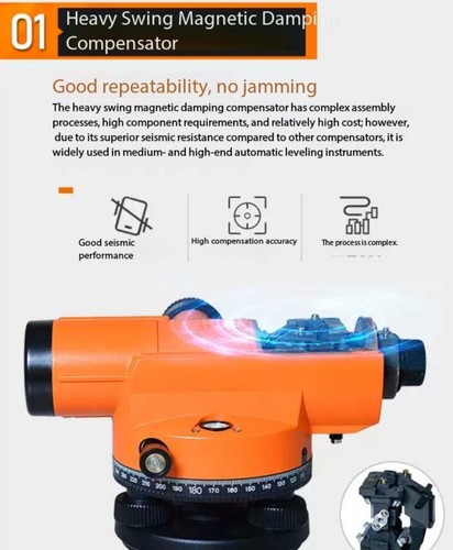 32x Automatic Laser Level: High-Precision Engineering Surveying Outdoor Level - Afbeelding 12 van 24