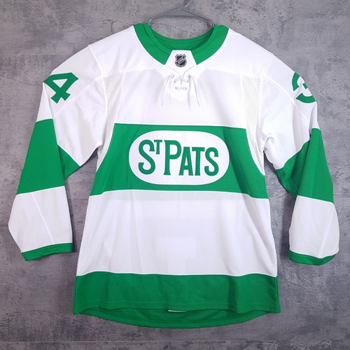 ADIDAS Toronto Maple Leafs St. Pats Matthews #34 NHL Jersey Mens 46 White Green