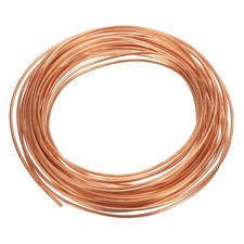 Copper Tube 1/8" OD x 49.2Feet Refrigeration Flexible Pipe Seamless Hollow