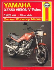 YAMAHA XZ550,XZ550 R,RJ,RK VISION V-TWIN HAYNES WORKSHOP MANUAL 1982-1985