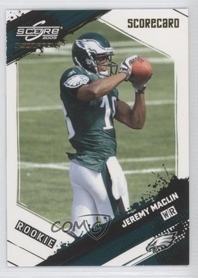 2009 Score Inscriptions Rookie Scorecard 25/50 Jeremy Maclin #355 Rookie RC 0a1