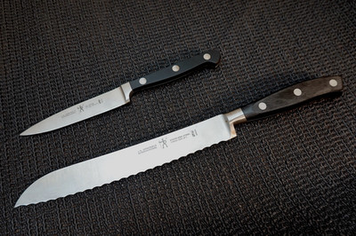 J.A. HENCKELS INTERNATIONAL KNIVES#19006-8'' BREAD, 31160-4'' UTILITY.SPAIN