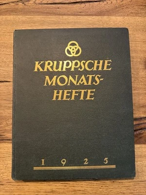 Kruppsche Monatshefte Jahrgang 1925 - Hefte Januar bis Dezember - Bild 1 von 4