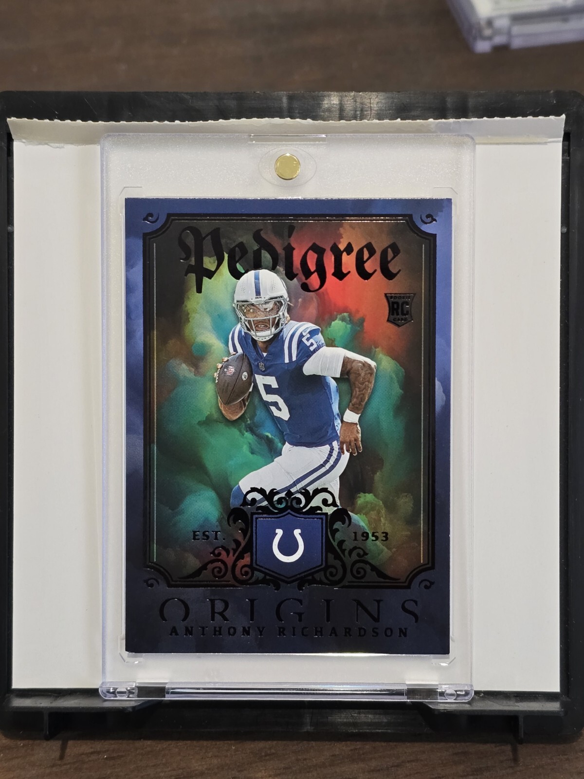 2023 Panini Origins Anthony Richardson Pedigree SSP Case Hit! Rookie Card!!