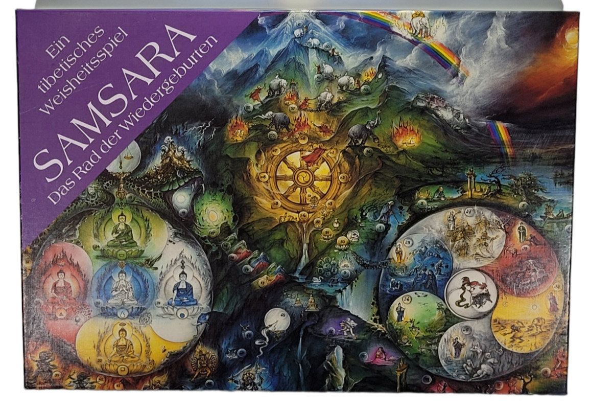 Samsara Das Rad der Wiedergeburt, Ein tibetisches Weisheitsspiel Brettspiel