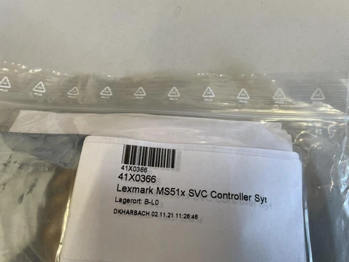 Lexmark 41X0366 MS51x SVC Controller Systeam Card