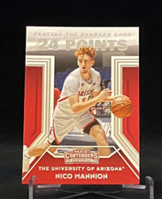 2020-21 Contenders Draft Picks Numbers Game #18 Rookie Nico Mannion Wildcats